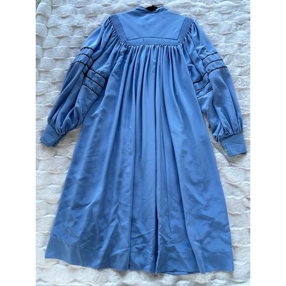 🔥VTG  Murphy Robe Made in USA Priest Clergy Pulpit Choir Blue Robe Zip Front - Picture 4 of 11